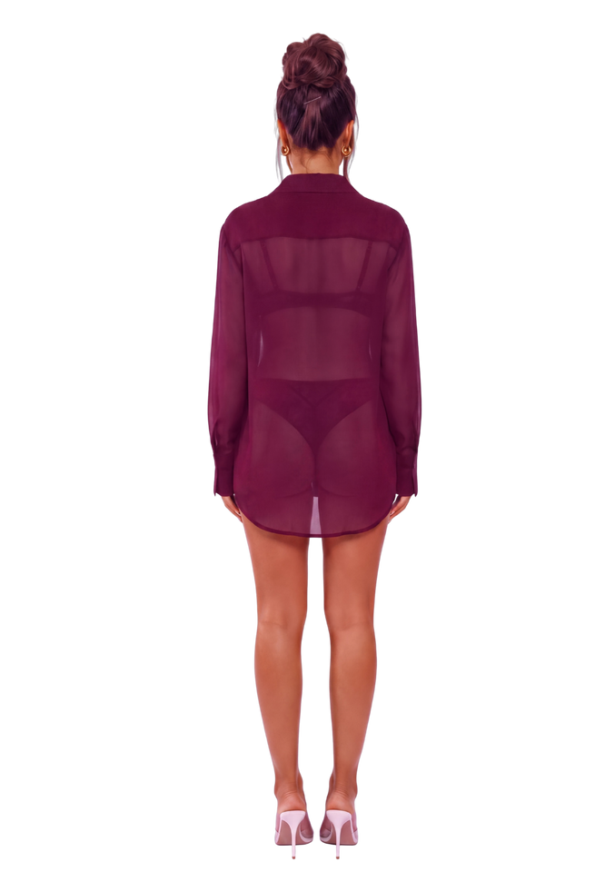Sienna Shirt - Ruby