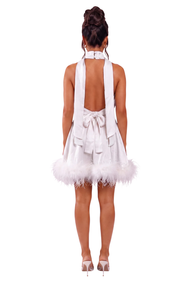 Mila Dress - Silk White