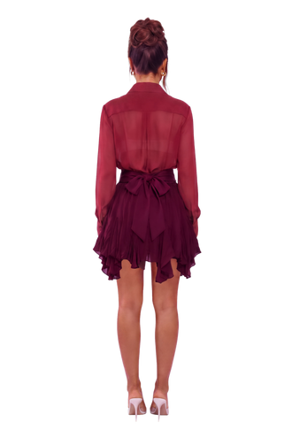 Sienna Shirt - Ruby
