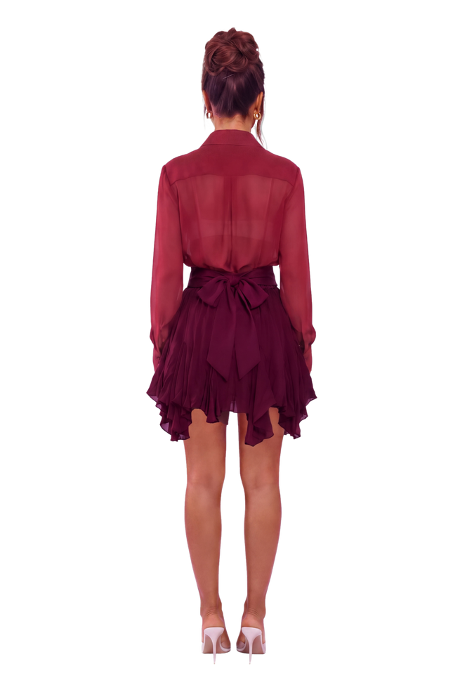 Vienna Skirt - Oxblood