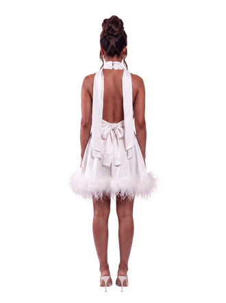 Mila Dress - Silk White